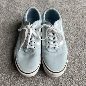 Light blue Vans